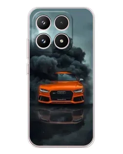 Чехол для Xiaomi 17 с картинкой «Audi в облаках дыма»