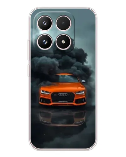 Чехол для Xiaomi 17 с картинкой «Audi в облаках дыма» Чехол для Xiaomi 17 с картинкой «Audi в облаках дыма»