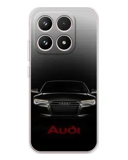 Чехол для Xiaomi 17 с картинкой «Audi — градиентный контур»