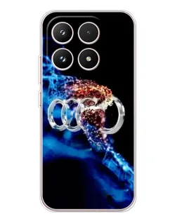 Чехол для Xiaomi 17 с картинкой «Энергия лого Audi»