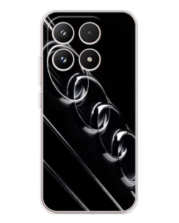 Чехол для Xiaomi 17 с картинкой «Audi — абстрактные кольца»