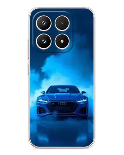 Чехол для Xiaomi 17 с картинкой «Audi — голубая энергия»