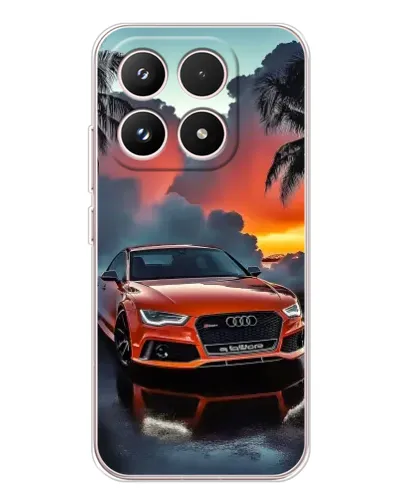 Чехол для Xiaomi 17 с картинкой «Audi — закат» Чехол для Xiaomi 17 с картинкой «Audi — закат»