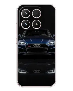 Чехол для Xiaomi 17 с картинкой «Audi — ночное отражение»
