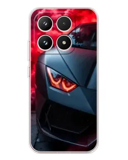 Чехол для Xiaomi 17 с картинкой «Lamborghini красное сияние»