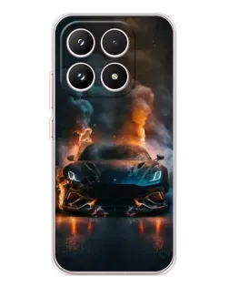 Чехол для Xiaomi 17 с картинкой «Lamborghini дымная эстетика»