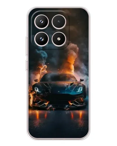 Чехол для Xiaomi 17 с картинкой «Lamborghini дымная эстетика»