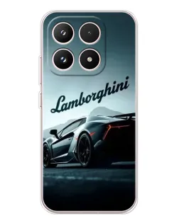 Чехол для Xiaomi 17 с картинкой «Классическая надпись Lamborghini»