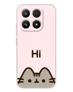Чехол для Xiaomi 17 с картинкой «Пушин говорит Hi»