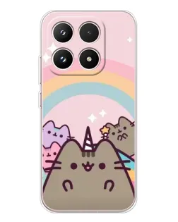 Чехол для Xiaomi 17 с картинкой «Единорог Pusheen»