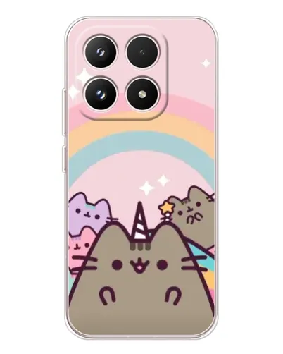Чехол для Xiaomi 17 с картинкой «Единорог Pusheen»
