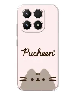 Чехол для Xiaomi 17 с картинкой «Pusheen логотип»
