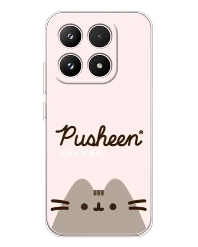 Чехол для Xiaomi 17 с картинкой «Pusheen логотип»