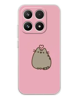Чехол для Xiaomi 17 с картинкой «Pusheen сердце»