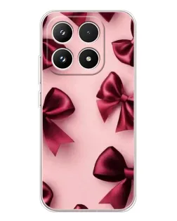 Чехол для Xiaomi 17 с картинкой «Бордовый атлас»