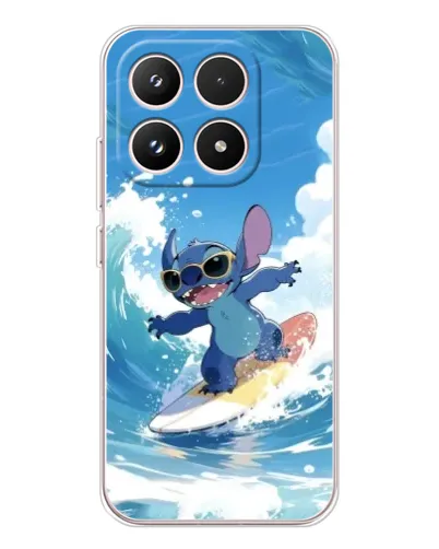 Чехол для Xiaomi 17 с картинкой «Стич на волне» Чехол для Xiaomi 17 с картинкой «Стич на волне»