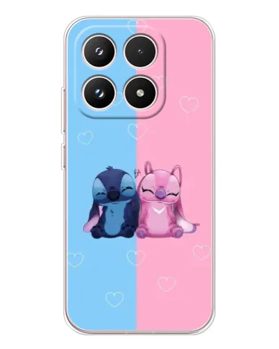 Чехол для Xiaomi 17 с картинкой «Stitch и Angel Love» Чехол для Xiaomi 17 с картинкой «Stitch и Angel Love»