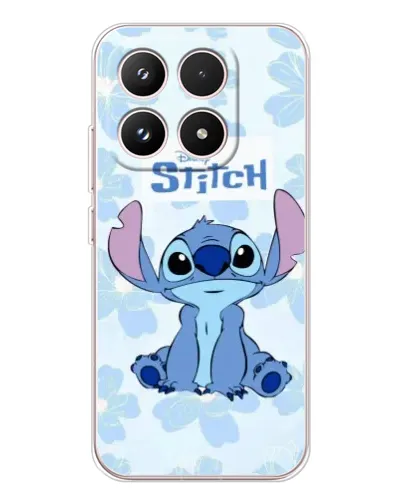 Чехол для Xiaomi 17 с картинкой «Stitch среди цветов» Чехол для Xiaomi 17 с картинкой «Stitch среди цветов»