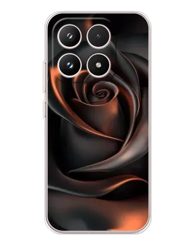 Чохол для Xiaomi 17 з картинкою «Шовкова чорна троянда»