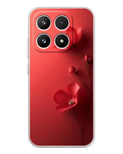 Чохол для Xiaomi 17 з картинкою «Макові суцвіття»
