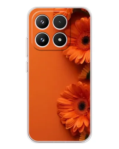 Чохол для Xiaomi 17 з картинкою «Помаранчеві гербери»