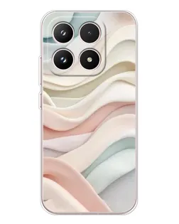 Чехол для Xiaomi 17 с картинкой «Пастельные нежные волны»