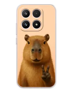 Чохол для Xiaomi 17 з картинкою «Капібара вікторія»
