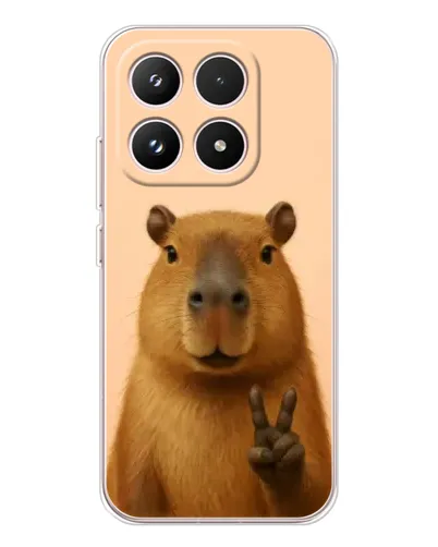 Чохол для Xiaomi 17 з картинкою «Капібара вікторія»