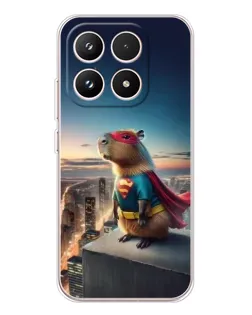 Чохол для Xiaomi 17 з картинкою «Капі-мен супергерой»