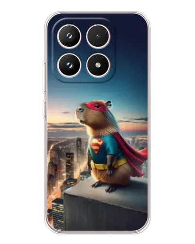 Чохол для Xiaomi 17 з картинкою «Капі-мен супергерой»