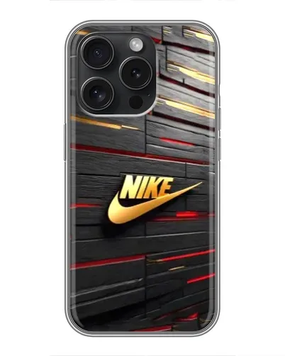 Чехол для Xiaomi 17T с картинкой «Золотой Nike на металле»