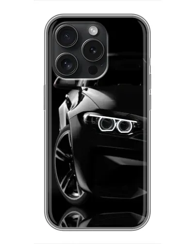 Чехол для Xiaomi 17T с картинкой «Черная BMW — профиль» Чехол для Xiaomi 17T с картинкой «Черная BMW — профиль»