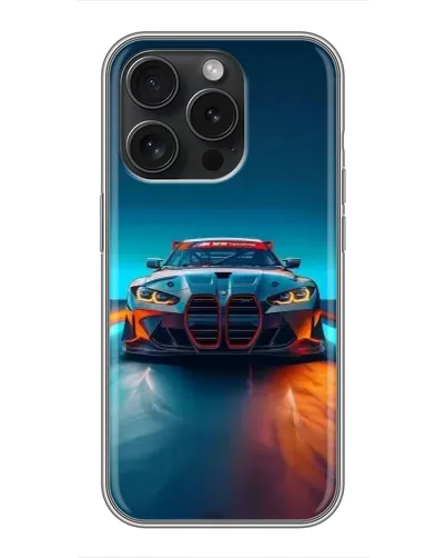 Чехол для Xiaomi 17T с картинкой «BMW — огни неона» Чехол для Xiaomi 17T с картинкой «BMW — огни неона»