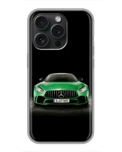 Чехол для Xiaomi 17T с картинкой «Mercedes — неоновый лого»