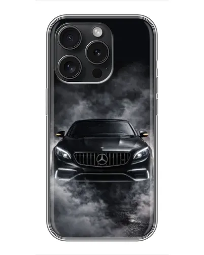 Чехол для Xiaomi 17T с картинкой «Mercedes в дыму»