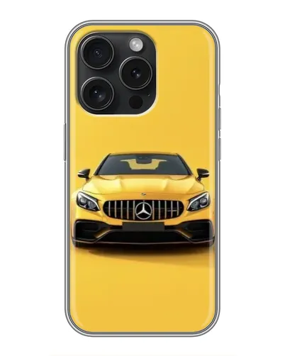 Чехол для Xiaomi 17T с картинкой «Желтый Mercedes GT»