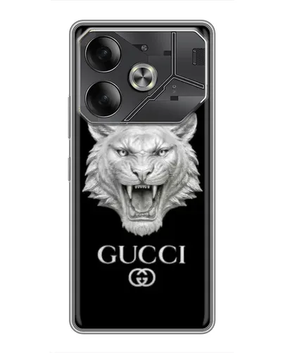 Чехол для Xiaomi 18 Pro Max с картинкой «Gucci — серебряный лев» Чехол для Xiaomi 18 Pro Max с картинкой «Gucci — серебряный лев»