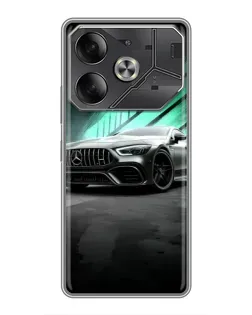 Чехол для Xiaomi 18 Pro Max с картинкой «Темный Mercedes AMG»