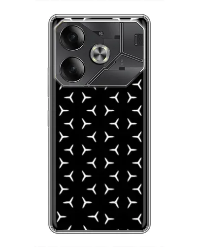 Чехол для Xiaomi 18 Pro Max с картинкой «Mercedes паттерн звезд» Чехол для Xiaomi 18 Pro Max с картинкой «Mercedes паттерн звезд»