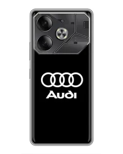 Чехол для Xiaomi 18 Pro Max с картинкой «Классическое лого Audi»