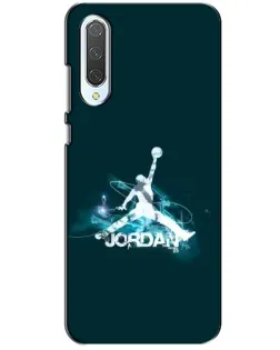 Чохол для Xiaomi CC9 з картинкою «Jordan Blue Fire»