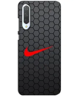 Чохол для Xiaomi CC9 з картинкою «Nike — карбонова сітка»
