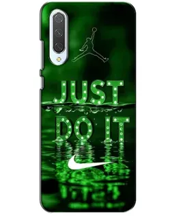 Чохол для Xiaomi CC9 з картинкою «Зелений неоновий Nike»
