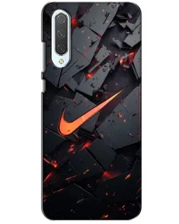 Чохол для Xiaomi CC9 з картинкою «Nike — ефект розломів»