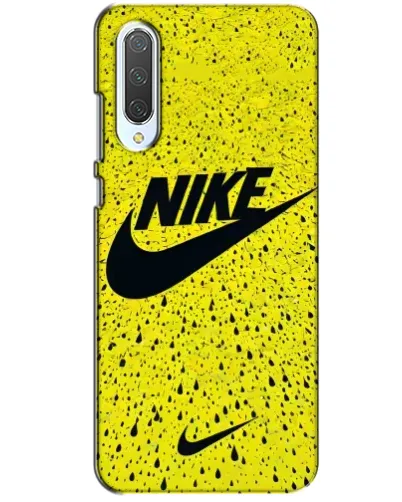 Чохол для Xiaomi CC9 з картинкою «Жовтий текстурний Nike»