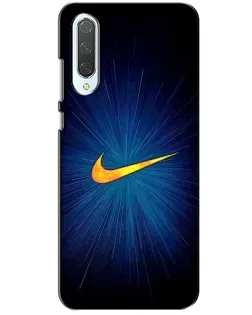 Чехол для Xiaomi CC9 с картинкой «Синий пульс Nike»