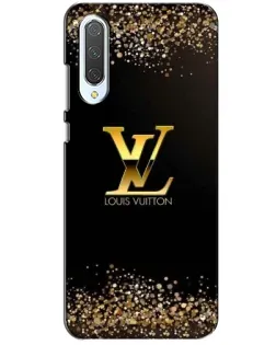 Чохол для Xiaomi CC9 з картинкою «LV — золоті іскри»