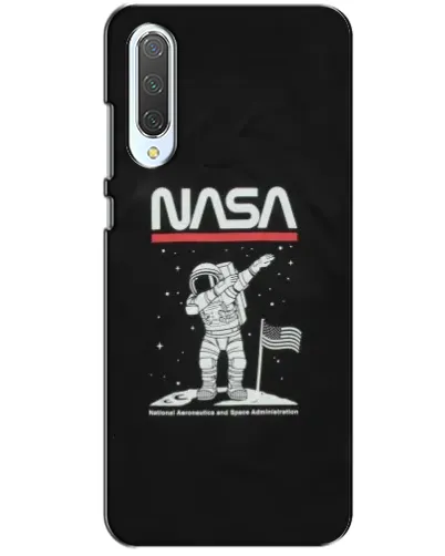 Чохол для Xiaomi CC9 з картинкою «NASA — крокуємо по Місяцю»