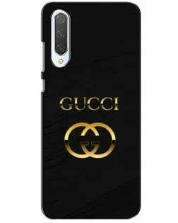 Чохол для Xiaomi CC9 з картинкою «Золотий логотип Gucci»
