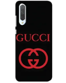 Чохол для Xiaomi CC9 з картинкою «Gucci — червоний логотип»